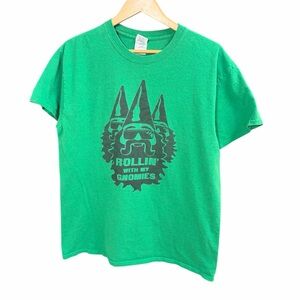 Gildan Green 'Rollin' with My Gnomies' Tee